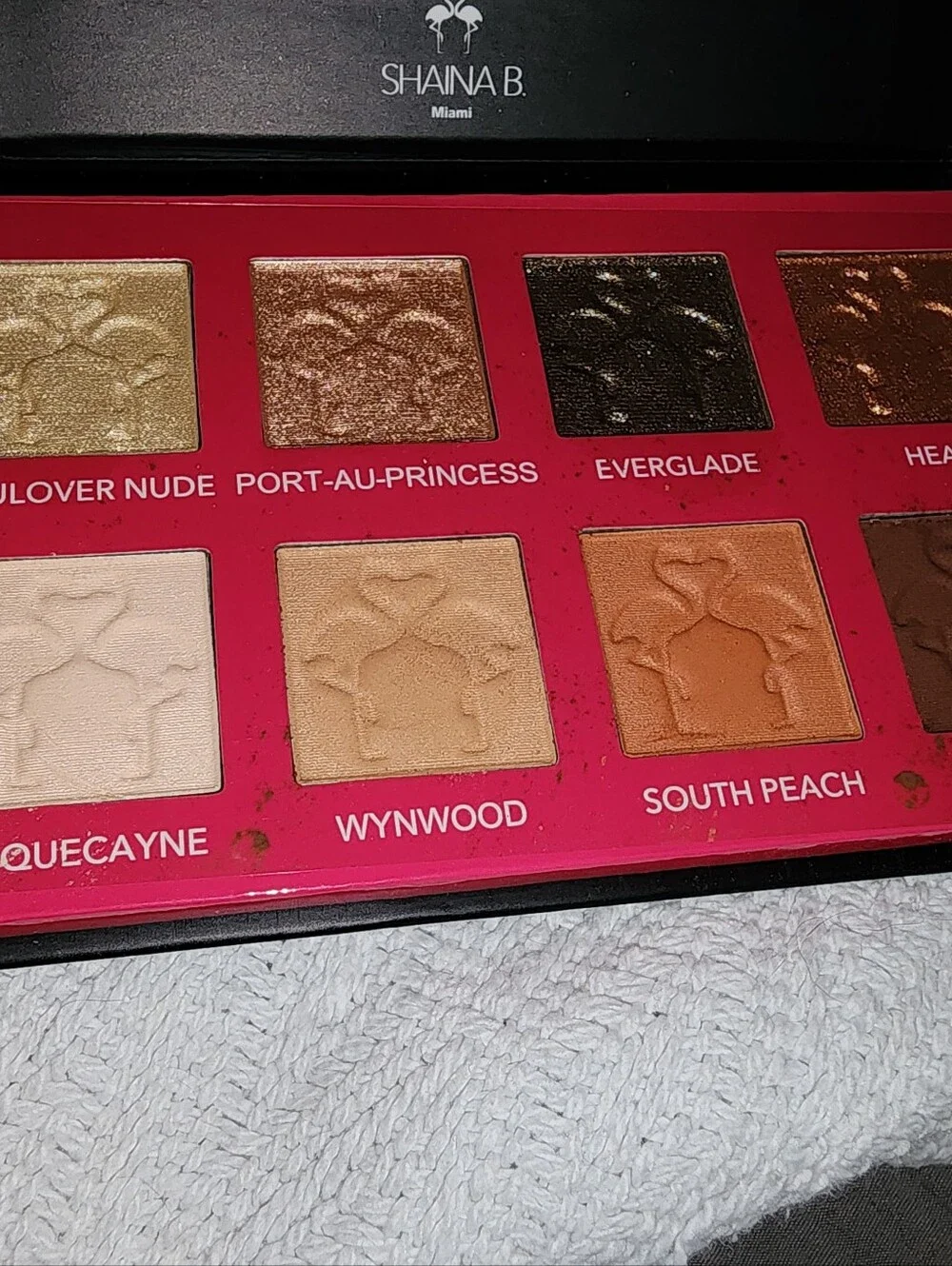 miami Eyeshadow Palette — Hot Pink Palm Design